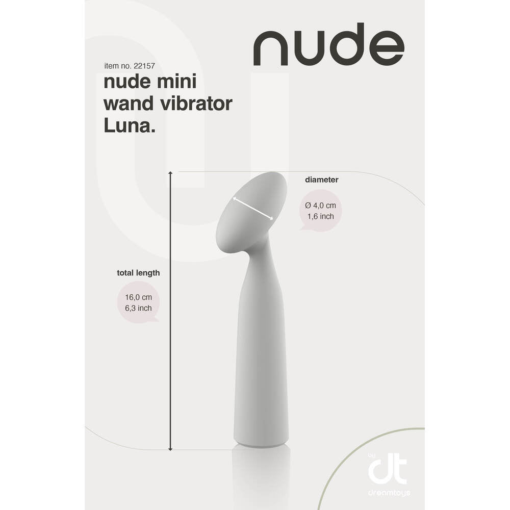 Nude Luna Mini Wand Vibrator