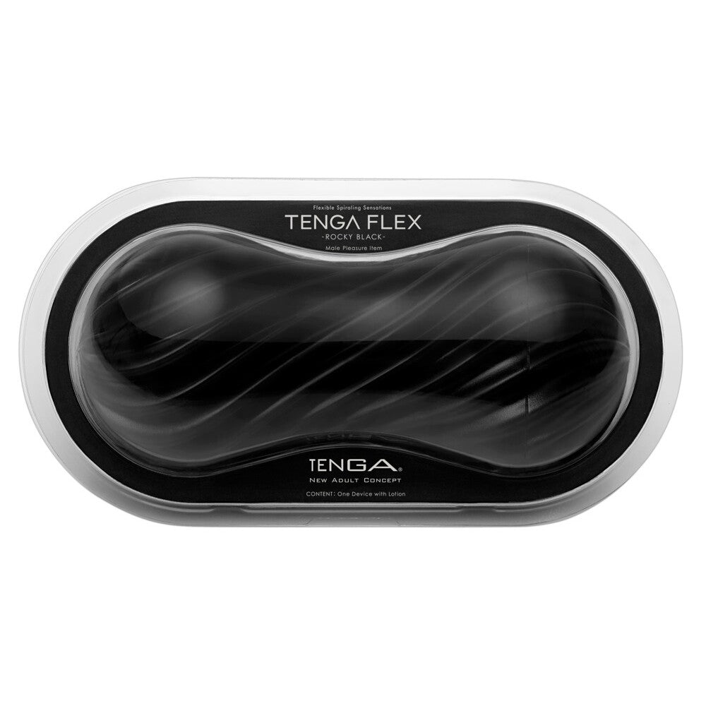 Tenga Flex Rocky Black Masturbator