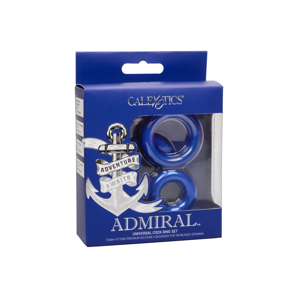 Admiral Universal Cock Ring Set Blue