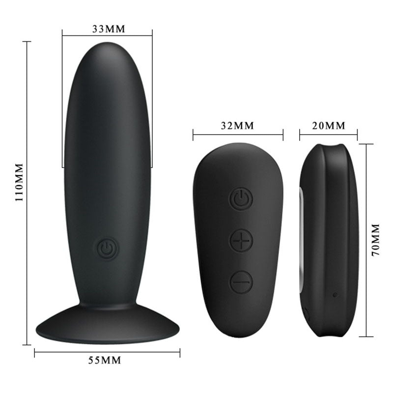 Mr Play Remote Control Vibrating Anal Plug